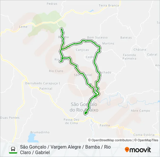 10 Bus Line Map