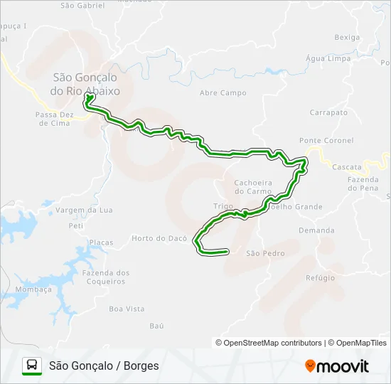 13 Bus Line Map