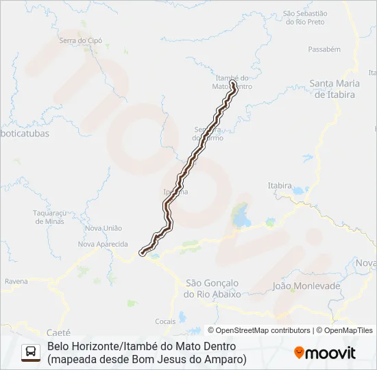 1020 Bus Line Map