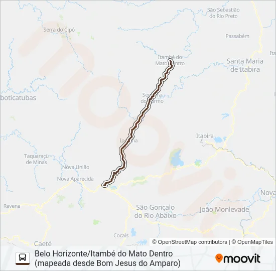 1020 Bus Line Map
