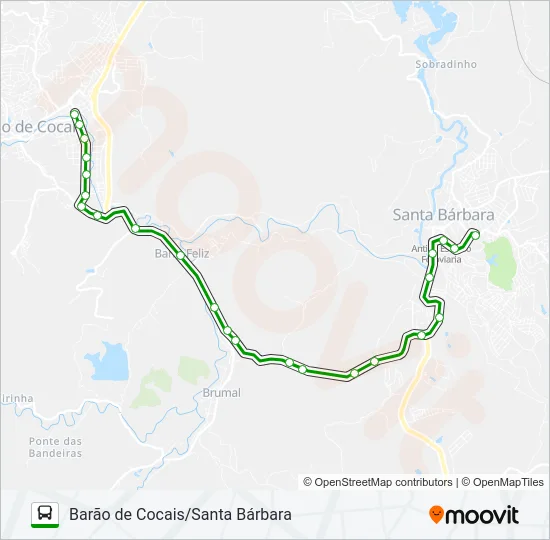 3157 Bus Line Map