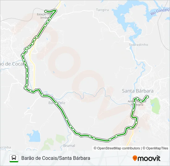 3157 Bus Line Map