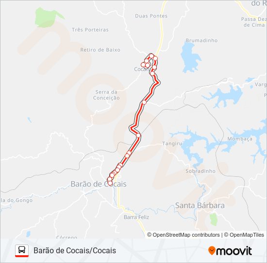 Como chegar até Canto do Barão/ Xis do Toco em Santa Maria de Ônibus?