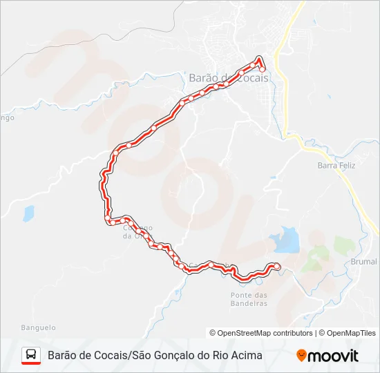 01B Bus Line Map