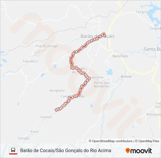 01B Bus Line Map