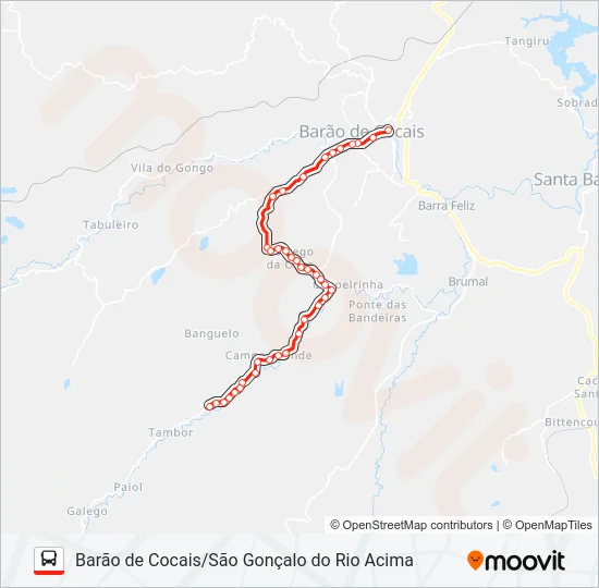 01B Bus Line Map