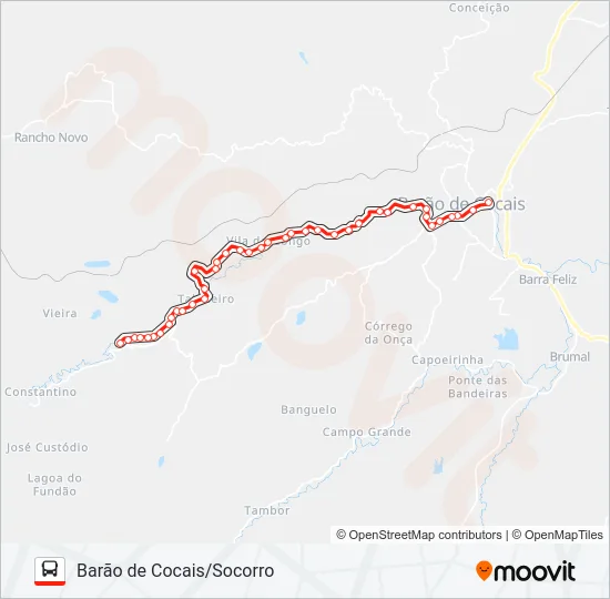 02B Bus Line Map
