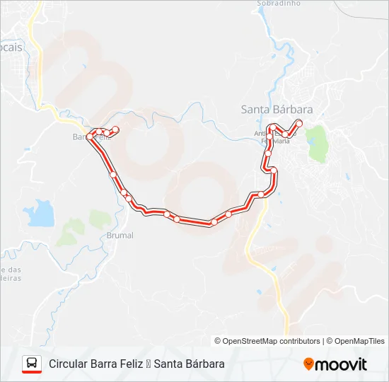 06A Bus Line Map