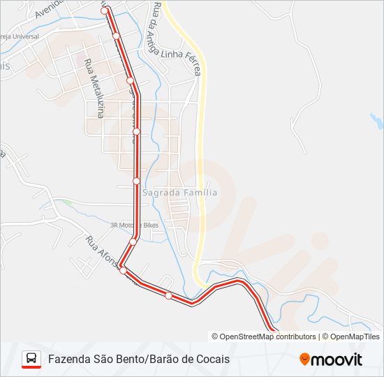 Mapa de 3022.2 de autobús