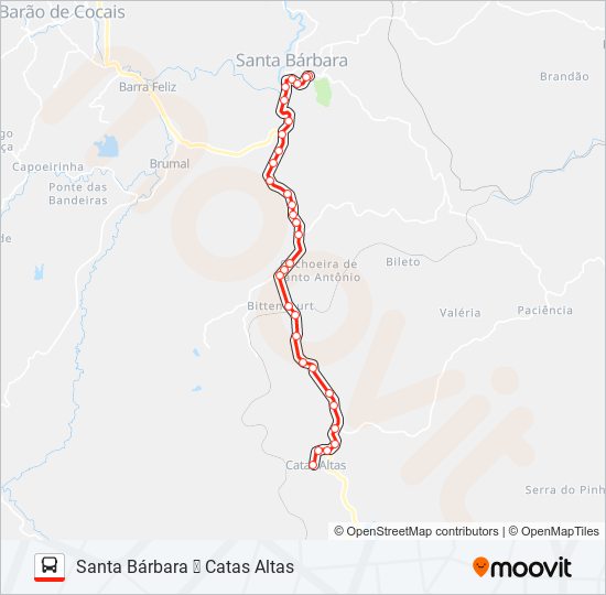 Mapa de 4597.1 de autobús