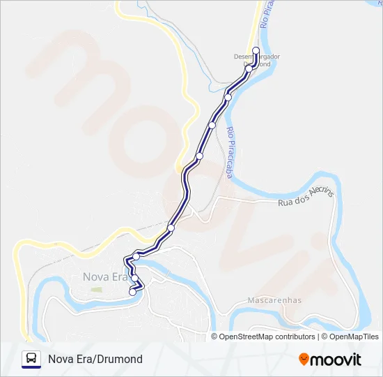 DRUMOND Bus Line Map