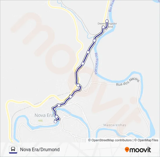 DRUMOND Bus Line Map