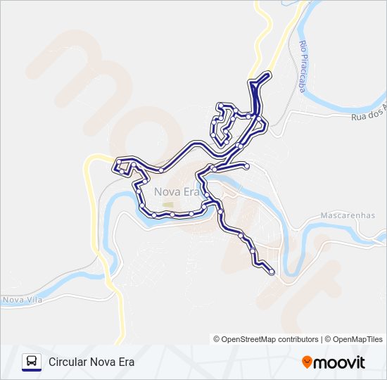 CIRCULAR Bus Line Map