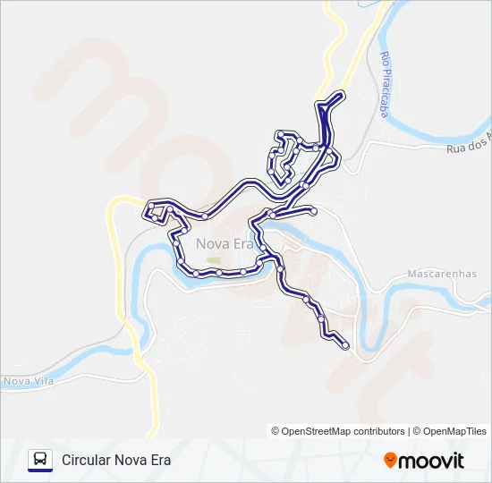 CIRCULAR Bus Line Map