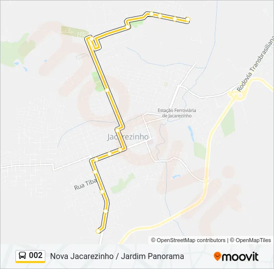 002 Bus Line Map