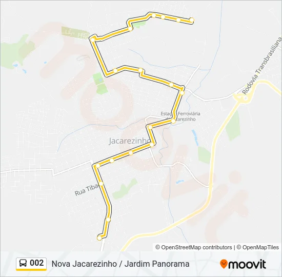 002 Bus Line Map