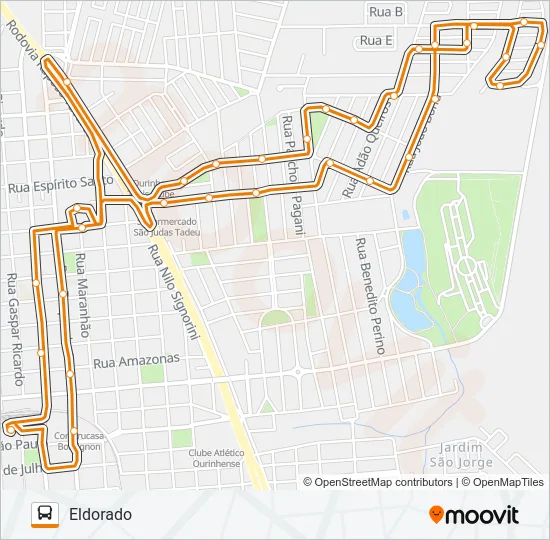 ELDORADO / QUAGLIATO Bus Line Map