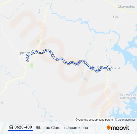 0628-400 Bus Line Map