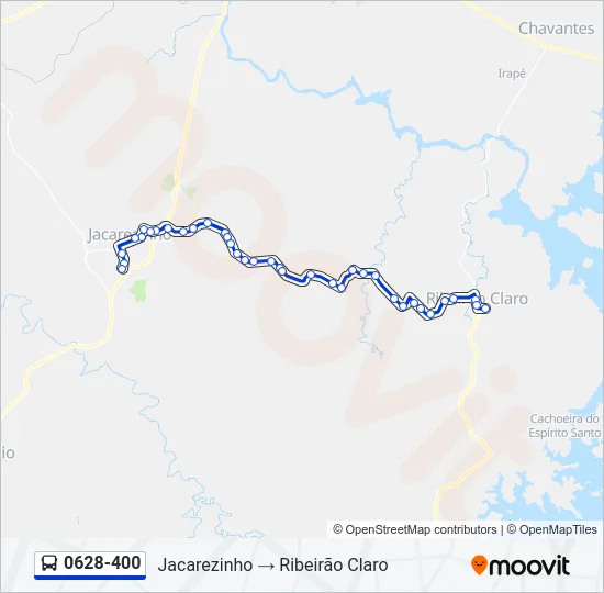 0628-400 Bus Line Map