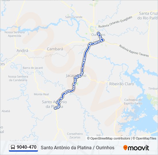 9040-470 bus Line Map