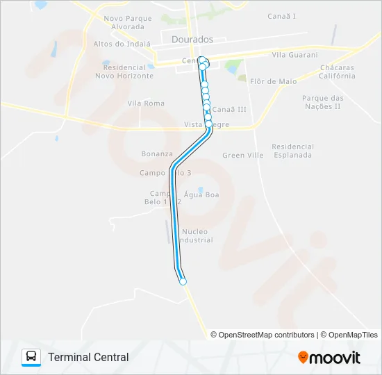 L 15 COAMO Bus Line Map