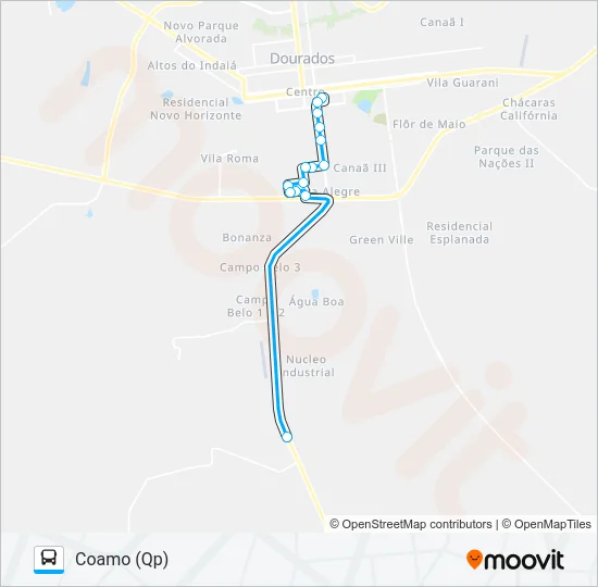 L 15 COAMO Bus Line Map