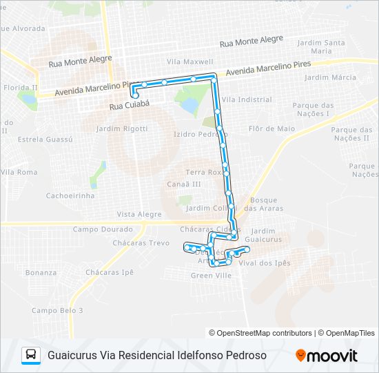 L 05 JD. GUAICURUS Bus Line Map