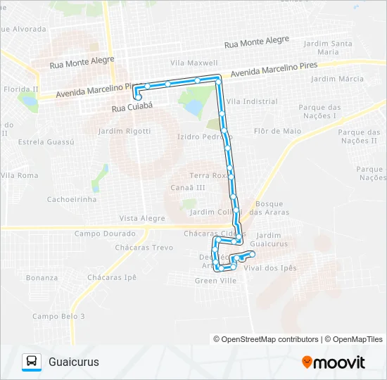 L 05 JD. GUAICURUS Bus Line Map