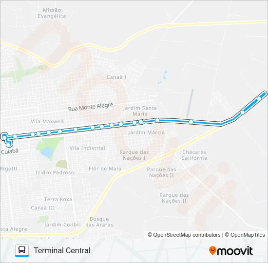 L 03 BRASWEY Bus Line Map