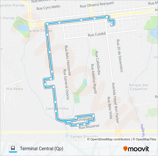 L 07 CACHOEIRINHA Bus Line Map