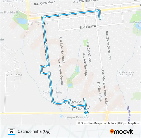 L 07 CACHOEIRINHA Bus Line Map