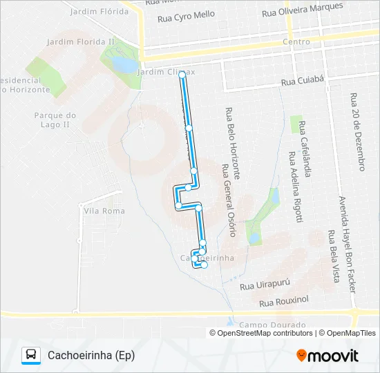 L 07 CACHOEIRINHA Bus Line Map