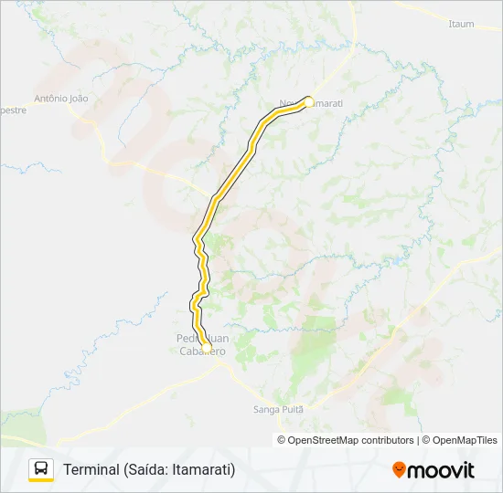 016 ITAMARATI Bus Line Map