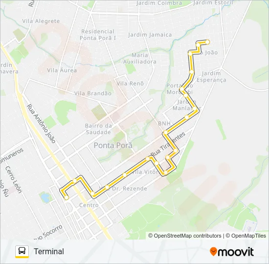 005 SANTA IZABEL Bus Line Map
