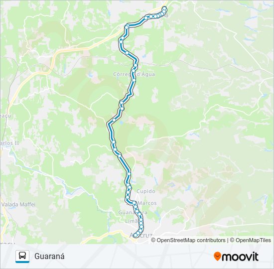 Aracruz Jacupemba Route: Schedules, Stops & Maps - Guaraná (updated)