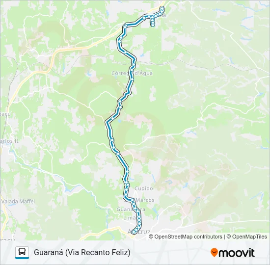 ARACRUZ / JACUPEMBA Bus Line Map