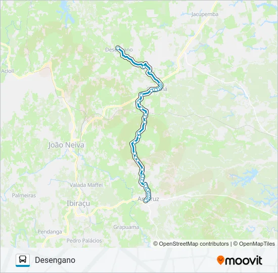 200 ARACRUZ / DESENGANO Bus Line Map