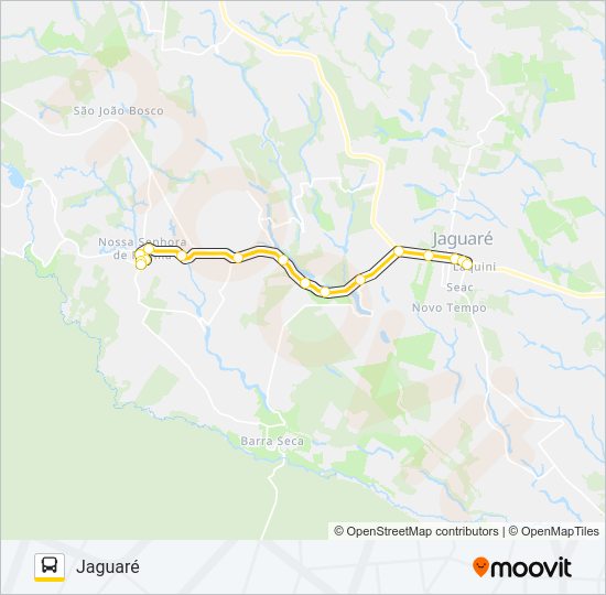 Mapa da linha 138 FÁTIMA / SÃO MATEUS de ônibus