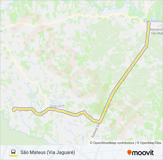 Mapa da linha 138 FÁTIMA / SÃO MATEUS de ônibus