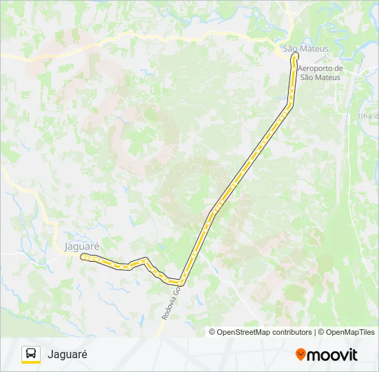 240 SÃO MATEUS / JAGUARÉ Bus Line Map
