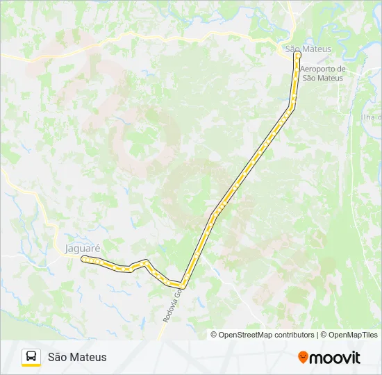 240 SÃO MATEUS / JAGUARÉ Bus Line Map
