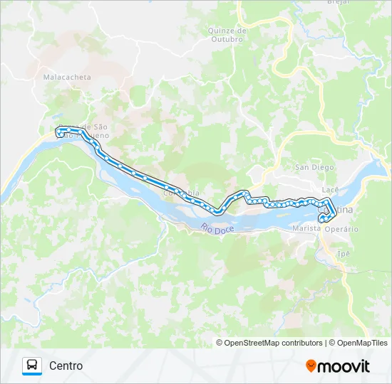 330 IFES (ITAPINA) Bus Line Map