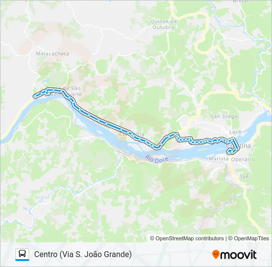 330 IFES (ITAPINA) Bus Line Map