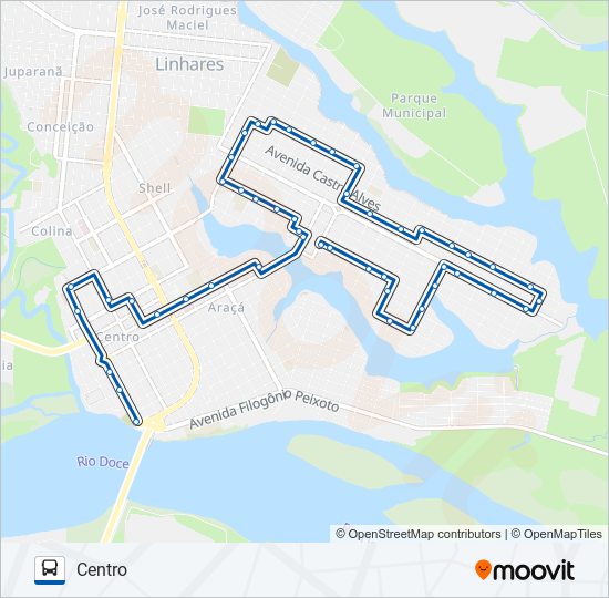 Mapa de 092 INTERLAGOS / ARAÇÁ de autobús