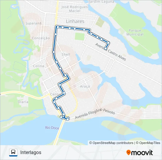 090 INTERLAGOS Bus Line Map