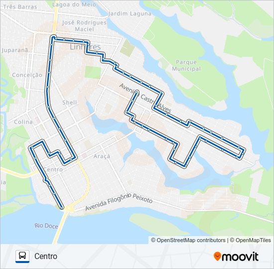 Mapa de 090 INTERLAGOS de autobús