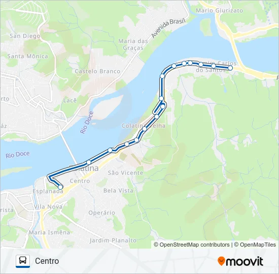 053 IFES / IBC (VIA PEDRO EPCHIN) Bus Line Map