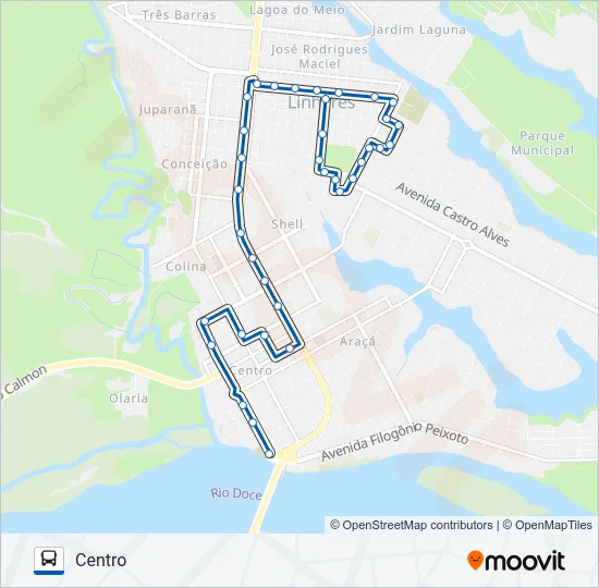 080 BNH / CEMITÉRIO Bus Line Map