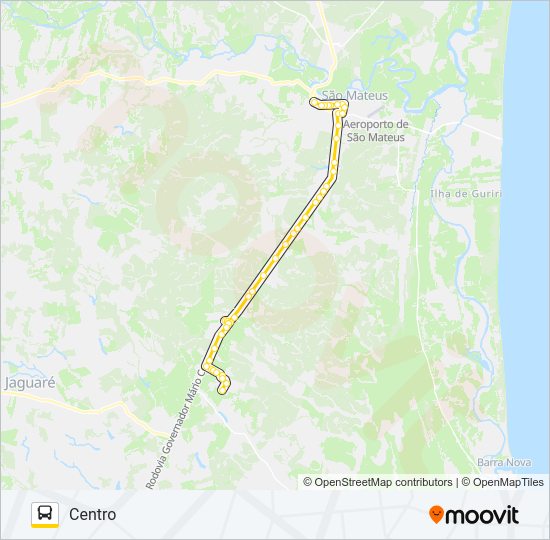 Mapa da linha 81 CENTRO - PAULISTA de ônibus