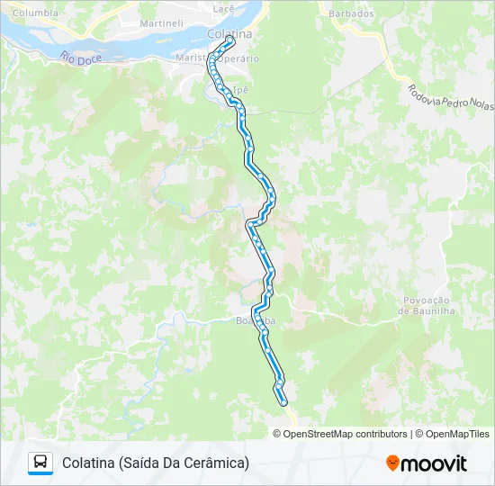 340 BOAPABA Bus Line Map